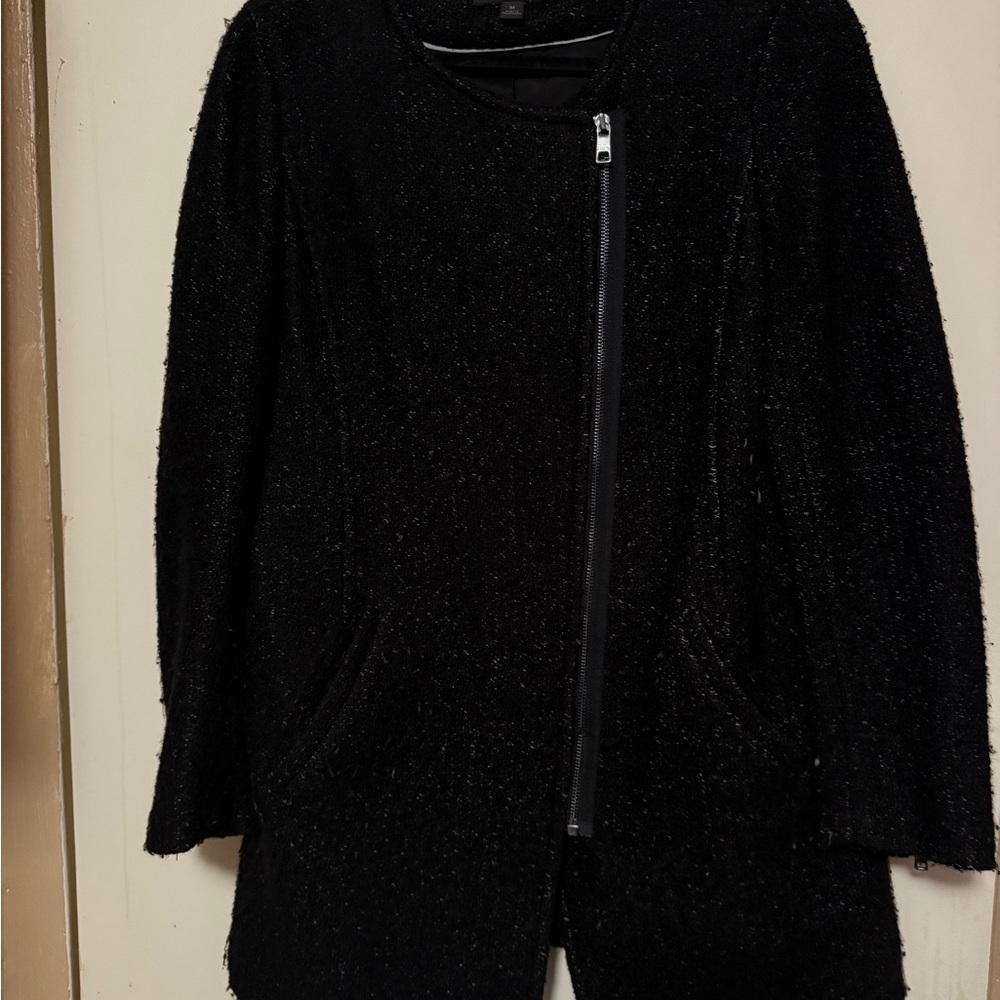Banana Republic Black Bouclé Jacket